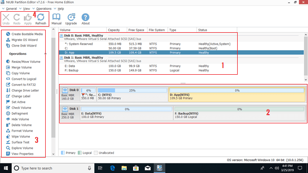 NIUBI Partition Editor Kostenlose Edition